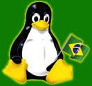 Pinguim, o símbolo do Linux, na versão brasileira
