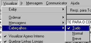 Veja como configurar o Netscape Messenger para ver o cabeçalho completo