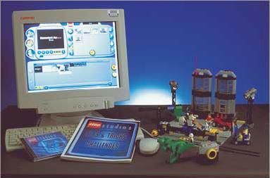 Lego Studios com software de edição de imagens da Pinnacle Systems