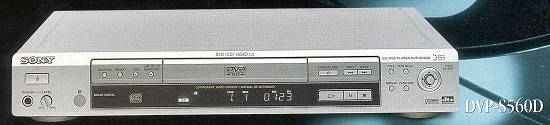 DVP-S560D, um dos novos reprodutores de DVD/CD da Sony