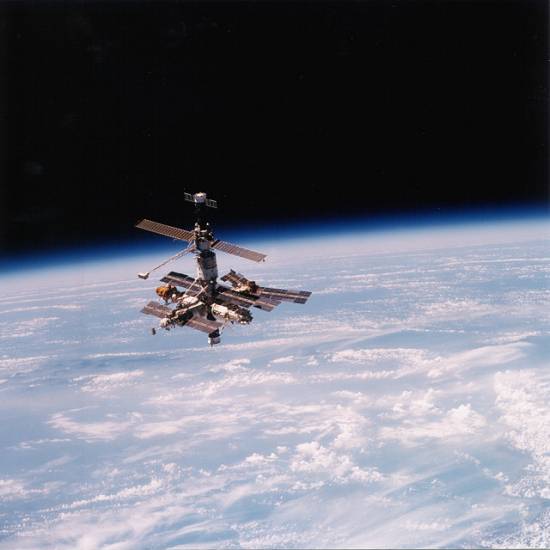 Estação Mir está em órbita terrestre deste 1986