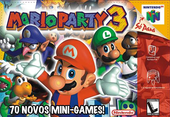 Mario Party 3 tem 70 novos mini-jogos