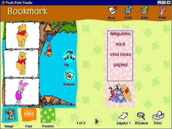 Imagem do CD-ROM Winnie the Pooh
