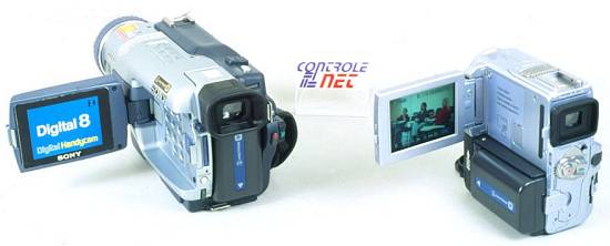 Câmeras de vídeo digital 8 da Sony