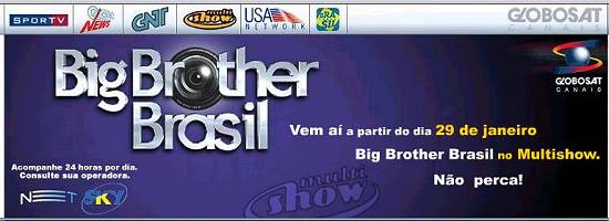 Anúncio do programa em página da Globo.com na Internet