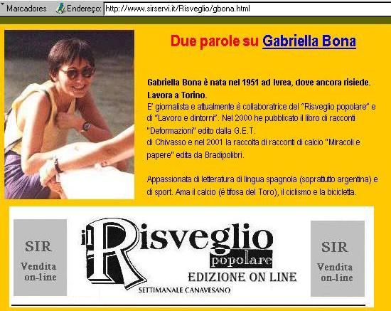 Montagem sobre páginas do semanário 'Il Risveglio Popolare', de Ivrea/Itália - http://www.sirservi.it/Risveglio/