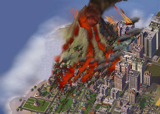 Tela do jogo 'SimCity 4'