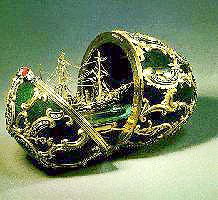 Ovo-jóia de Carl Fabergé: Azova, de 1891