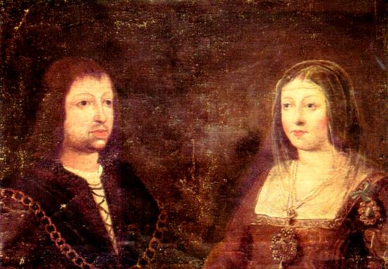 Os Reis Catlicos, Fernando de Aragon e Isabel de Castela (foto: revista 'Hola!' especial, Madrid, 1992)