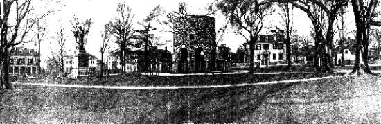 A torre celta de Newport: postal de 1906 de Blanchard, Young and Co., Providence (Rhode Island/EUA) - coleo de John Dandola