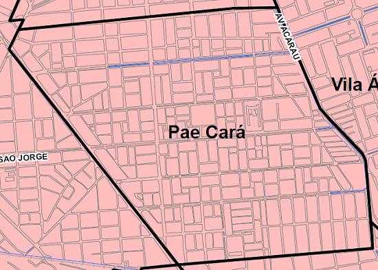 Clique na imagem para ver o mapa de bairros de Guaruj