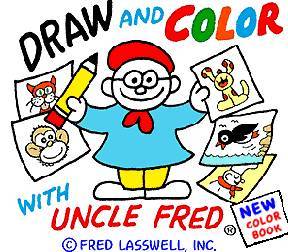 Desenhe e pinte com o Tio Fred...