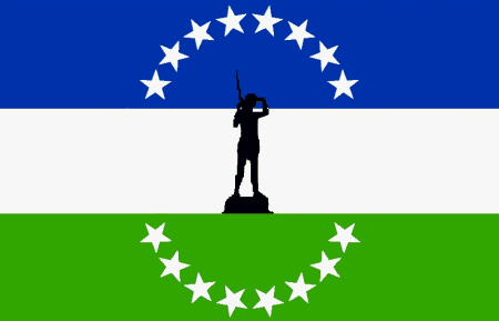 Bandeira/flag: Río Negro ©FOTW (Flags Of The World)