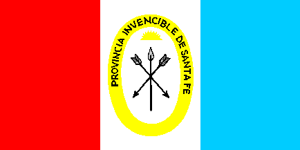 Bandeira/flag: Santa Fé ©FOTW (Flags Of The World)