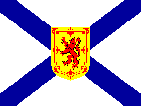 Bandeira/flag: Nova Escócia (New Scotland, Nouvelle-Écosse, Alba Nuadh, Nova Scotia) ©FOTW (Flags Of The World)