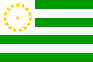 Bandeira/flag: Caquetá ©FOTW (Flags Of The World)