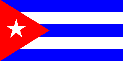 Bandeira/flag: Cuba ©FOTW (Flags Of The World)