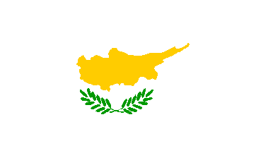 Bandeira/flag: Chipre ©FOTW (Flags Of The World)