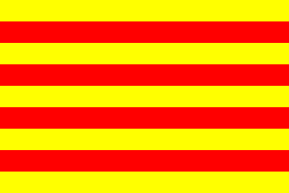 Bandeira/flag: Catalunha ©FOTW (Flags Of The World)