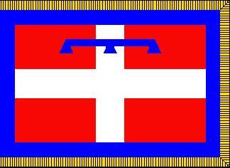 Bandeira/flag: Piemonte ©FOTW (Flags Of The World)
