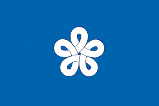 Bandeira/flag: Fukuoka ©FOTW (Flags Of The World)