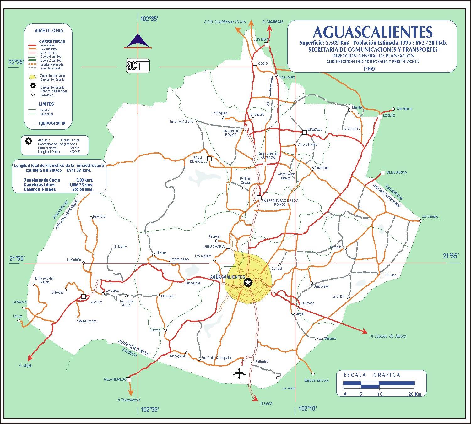 Mapa/Map: ©  México - http://www.virtualmex.com/