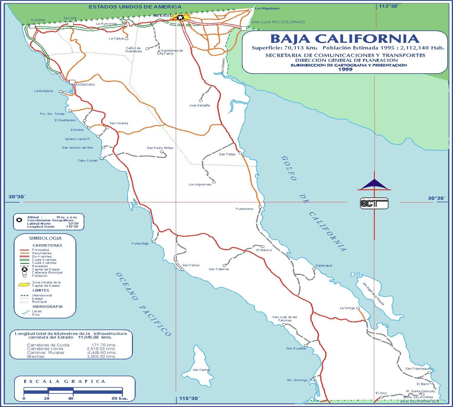 Mapa/Map: ©  México - http://www.virtualmex.com/