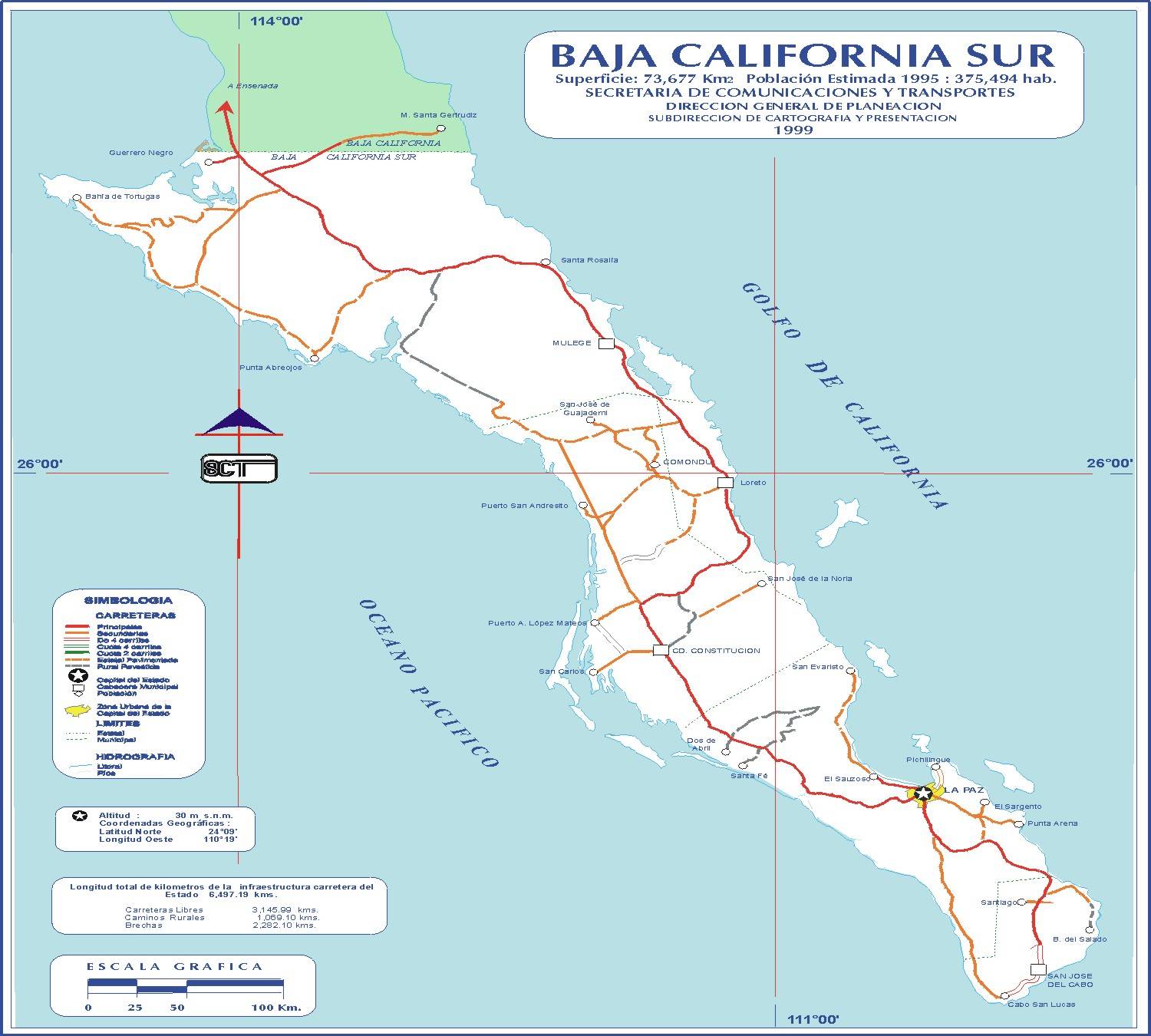 Mapa/Map: ©  México - http://www.virtualmex.com/