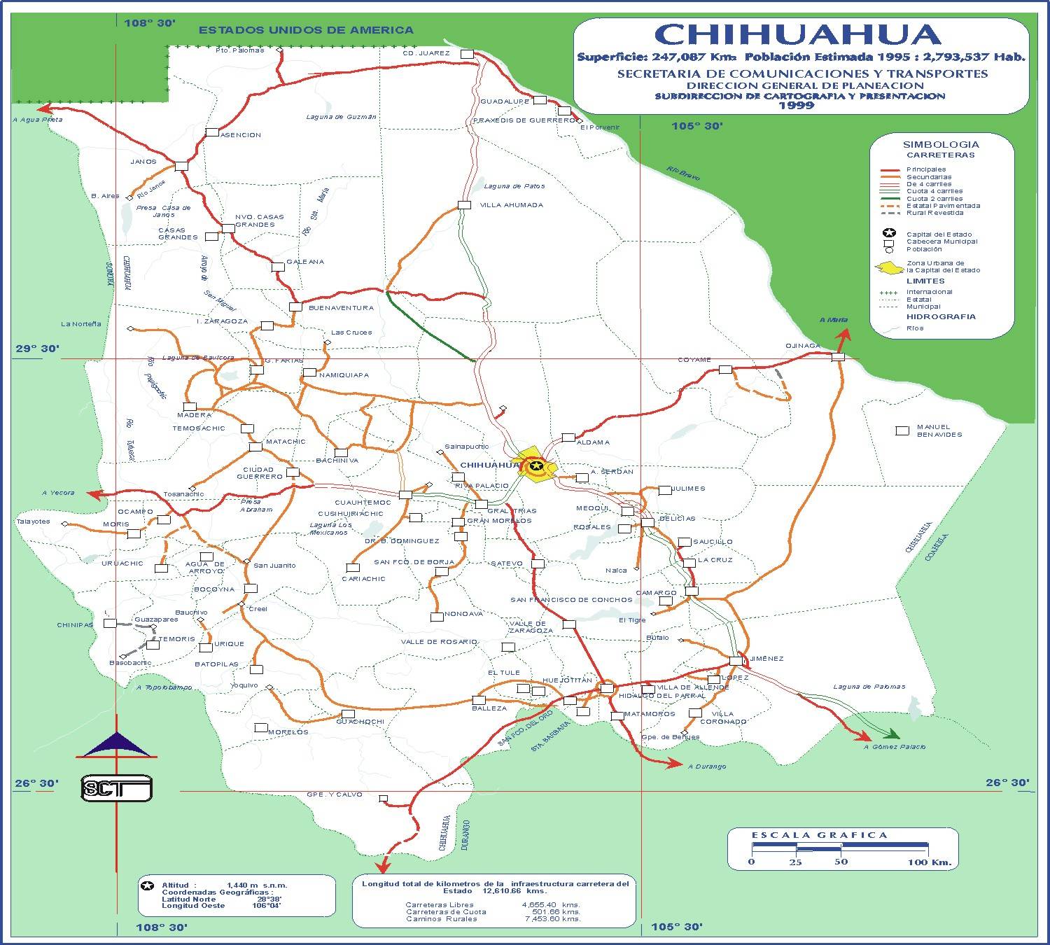 Mapa/Map: ©  México - http://www.virtualmex.com/