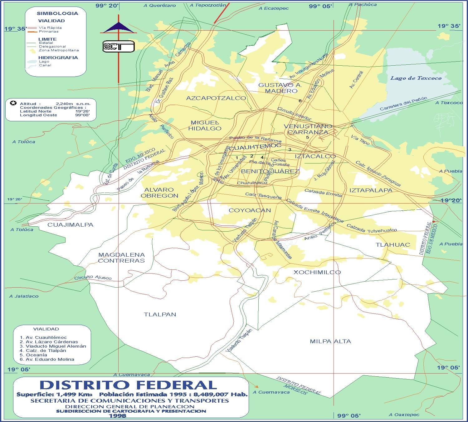 Mapa/Map: ©  México - http://www.virtualmex.com/