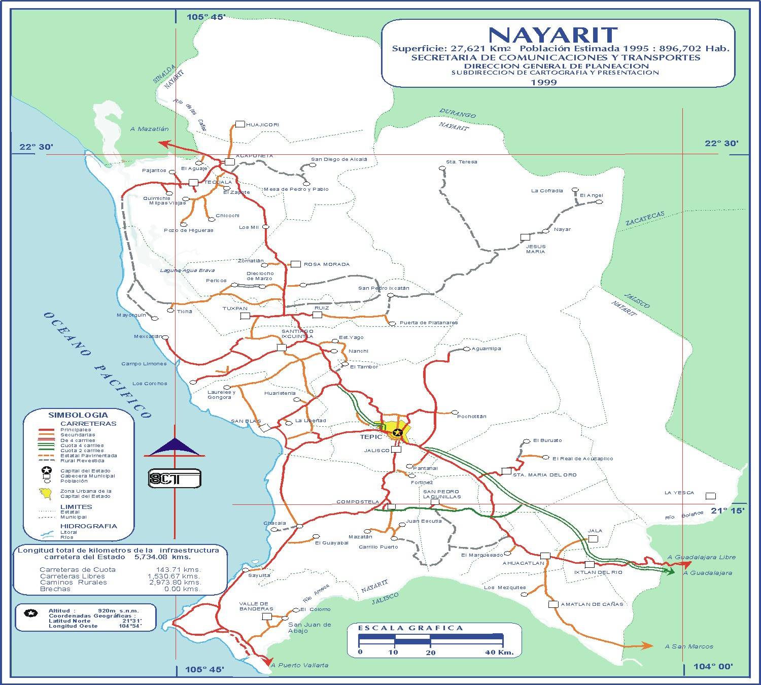 Mapa/Map: ©  México - http://www.virtualmex.com/