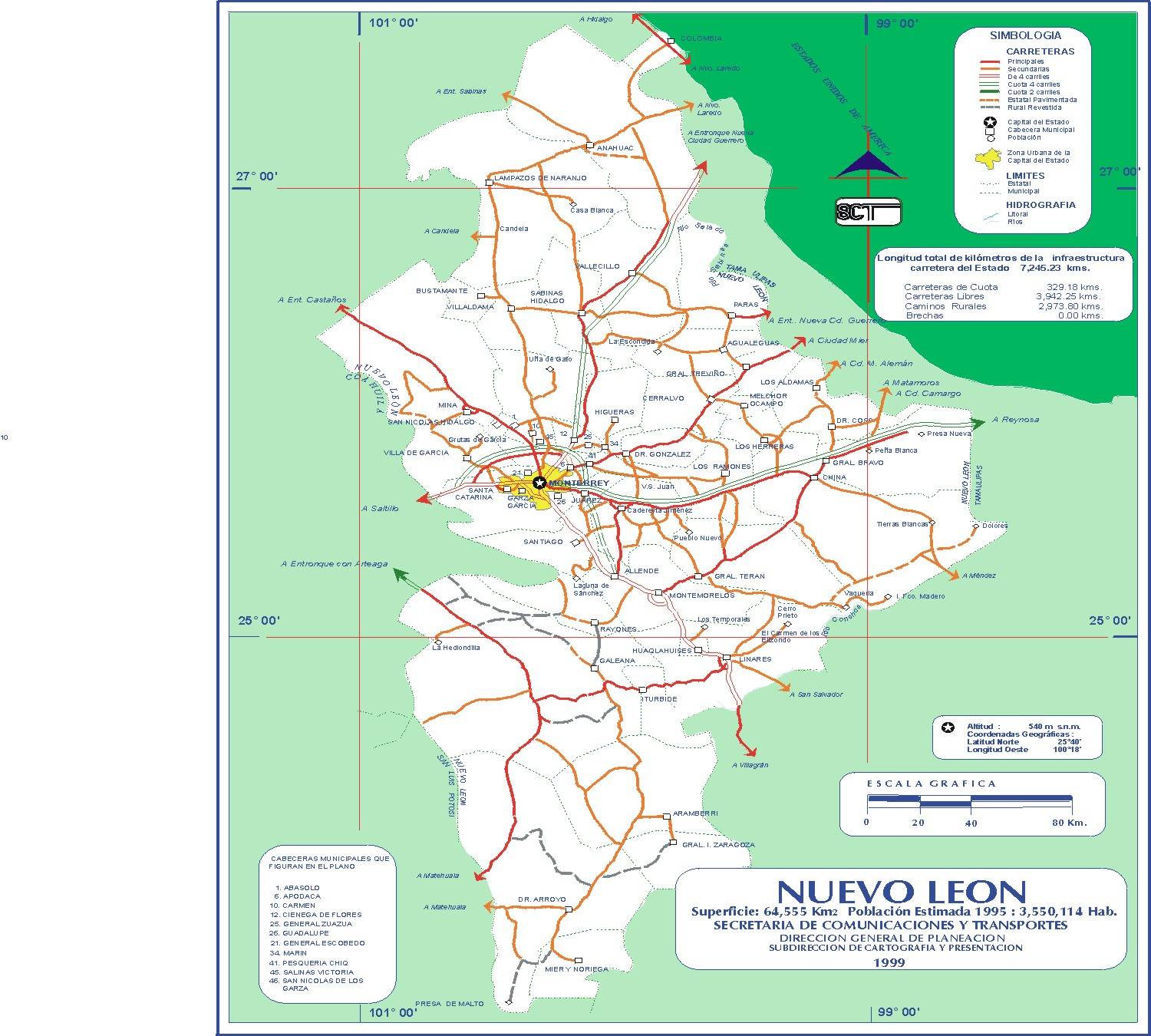 Mapa/Map: ©  México - http://www.virtualmex.com/