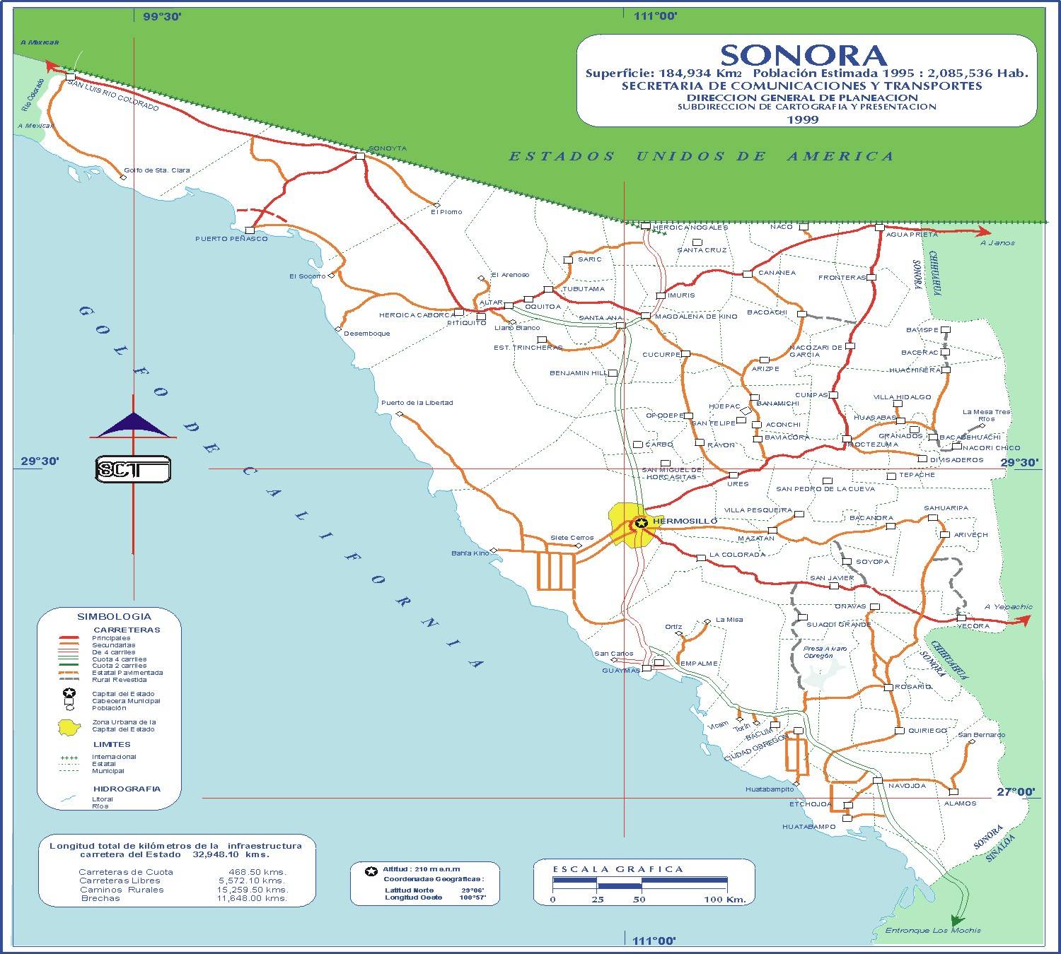 Mapa/Map: ©  México - http://www.virtualmex.com/