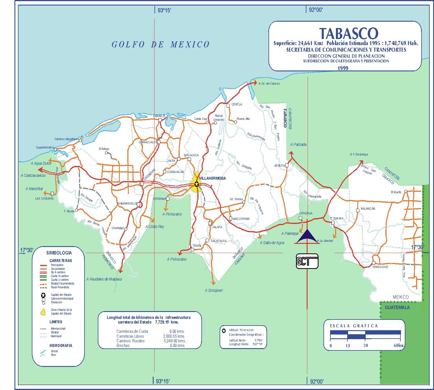Mapa/Map: ©  México - http://www.virtualmex.com/