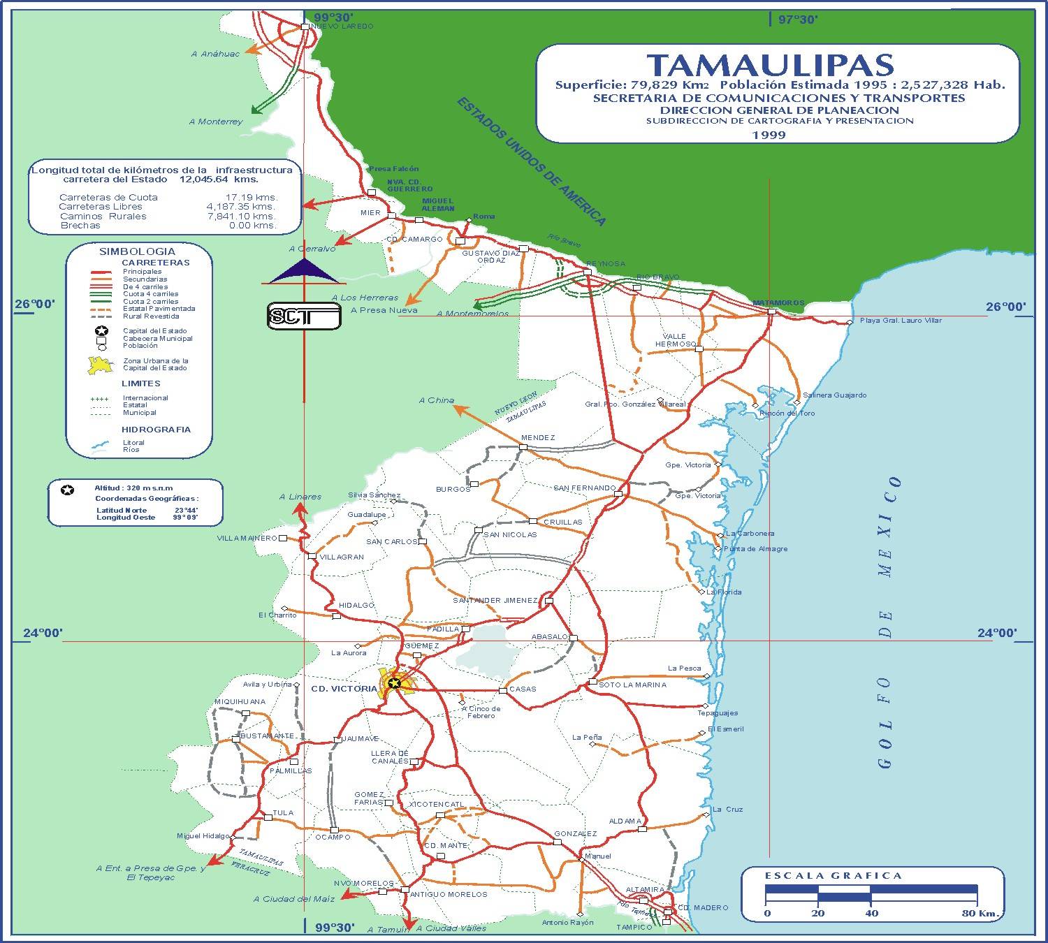 Mapa/Map: Â©  México - http://www.virtualmex.com/
