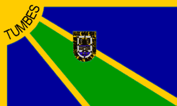 Bandeira/flag: Tumbes ©FOTW (Flags Of The World)