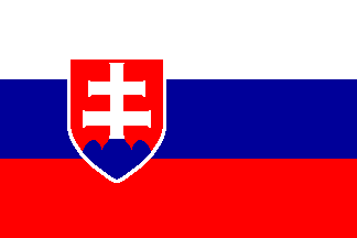 Bandeira/flag: Eslováquia ©FOTW (Flags Of The World)