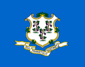 Bandeira/flag: Connecticut ©FOTW (Flags Of The World)