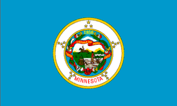 Bandeira/flag: Minnesota ©FOTW (Flags Of The World)