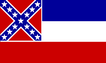 Bandeira/flag: Mississipi ©FOTW (Flags Of The World)