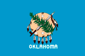 Bandeira/flag: Oklahoma ©FOTW (Flags Of The World)