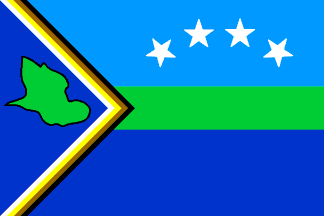 Bandeira/flag: Estado Delta Amacuro ©FOTW (Flags Of The World)