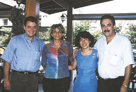 Paulo Piasenti, Rose Oggiano, Maria Antonieta de Brito e Wanderley Maduro