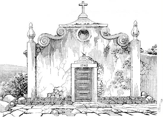 Capela de Santo Amaro de 1742. Clique na imagem para obter mais detalhes