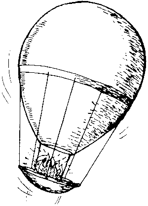 Balo usado nas primeiras experincias em Lisboa